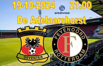 GA Eagles overklast door Feyenoord in eigen huis