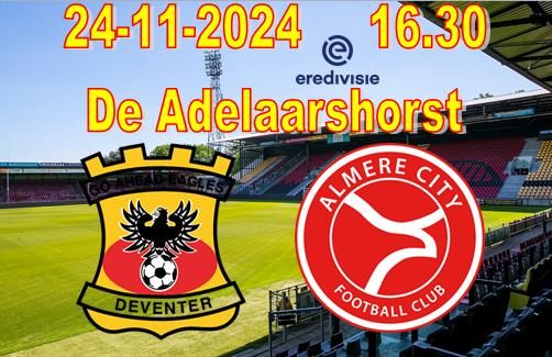 Gemakkelijke winst GA Eagles op Almere City