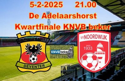 Vooruitblik Go Ahead Eagles – vv Noordwijk